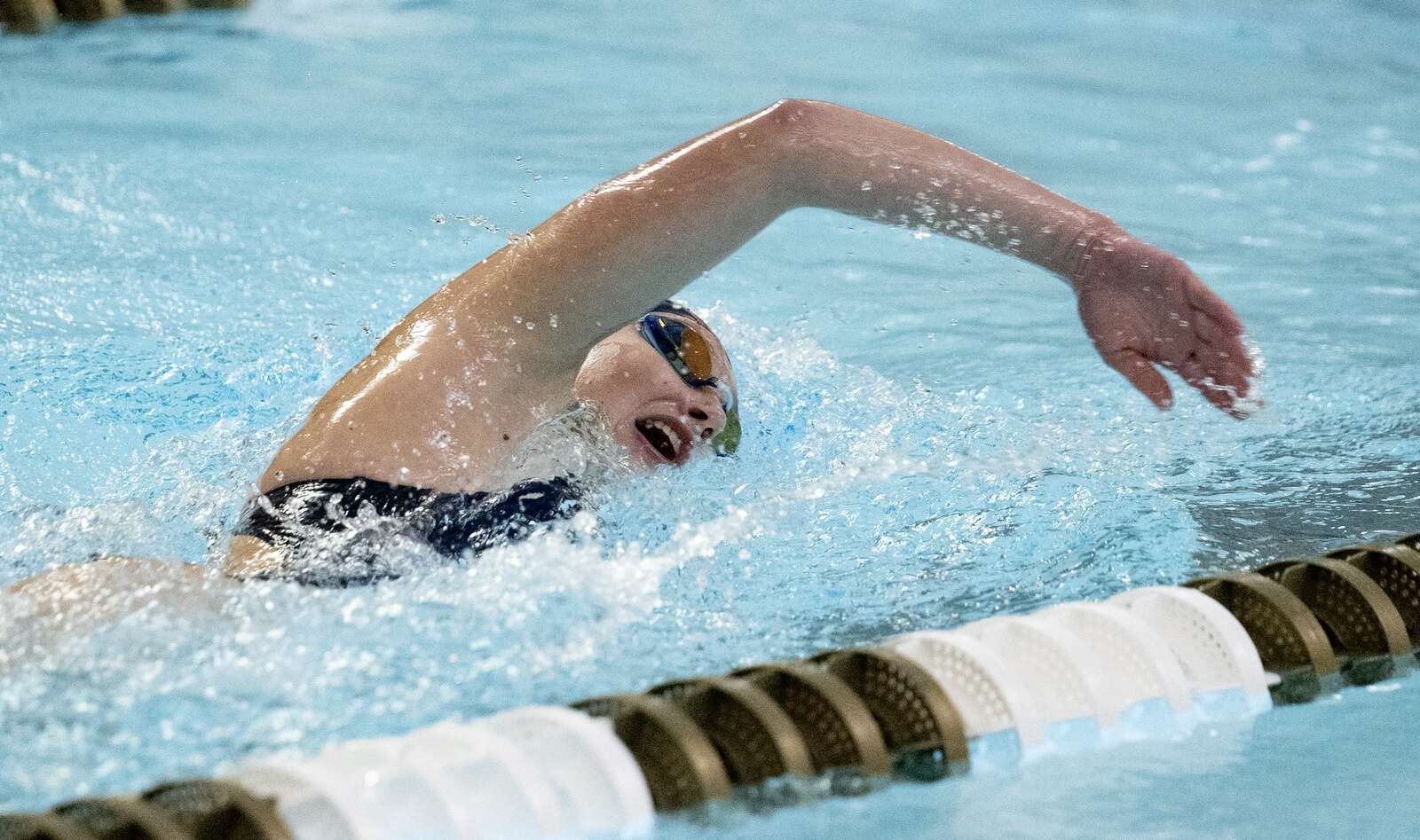 Butler's Emma Pflugh swims the 200-yard freestyle