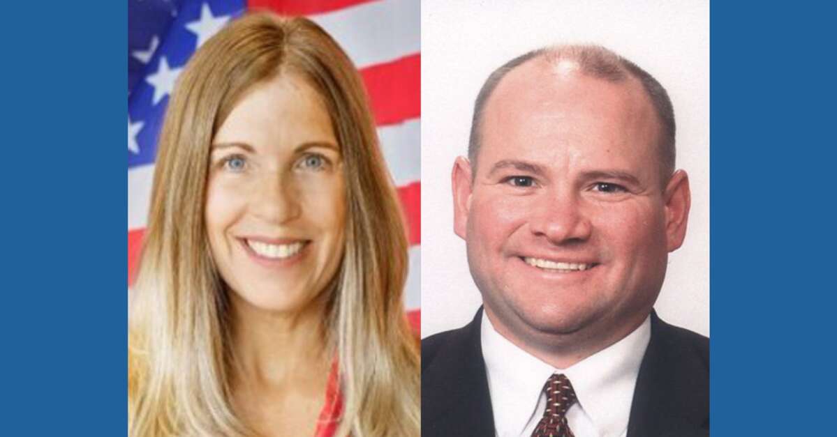 Independent candidate Jennifer Gilliland Vanasdale and Republican incumbent Richard Goldinger