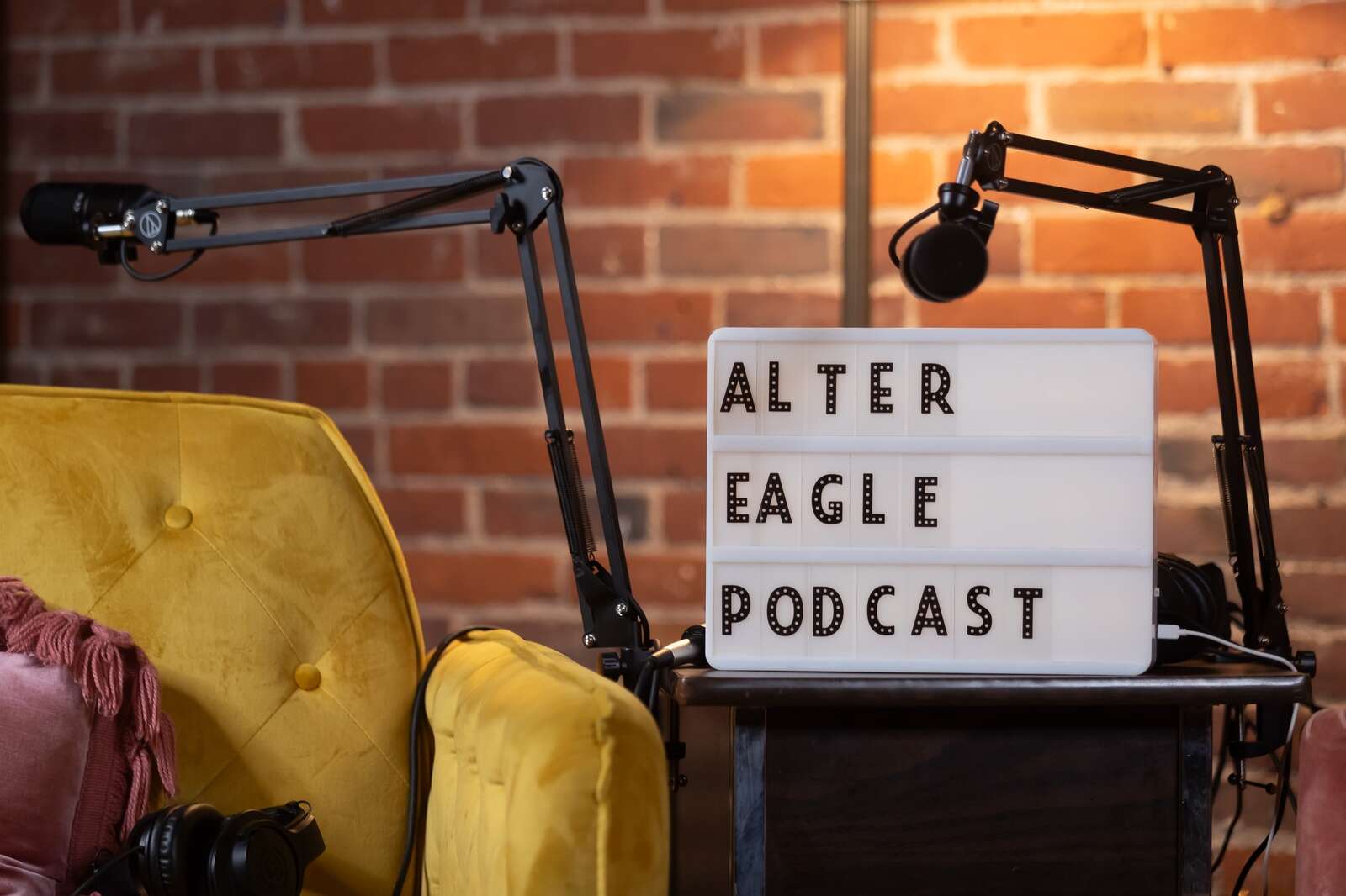 Alter Eagle Podcast sign
