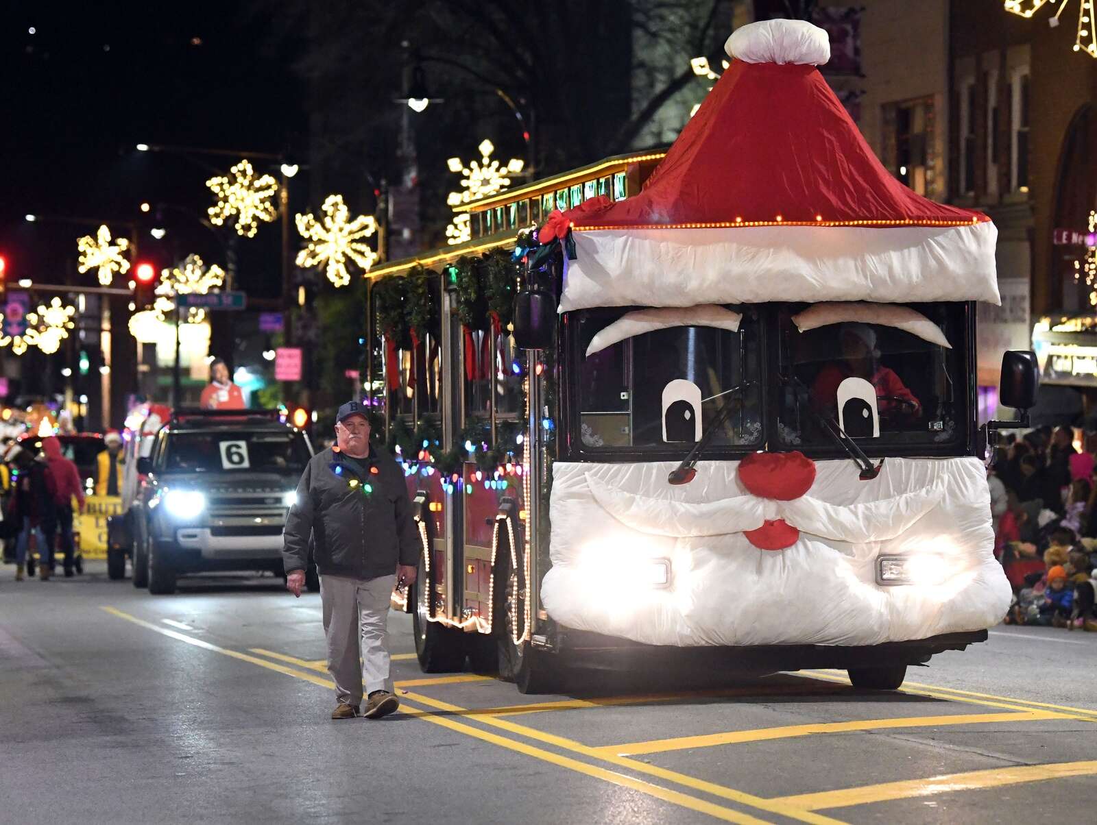 The Butler Transit Authority Santa bus