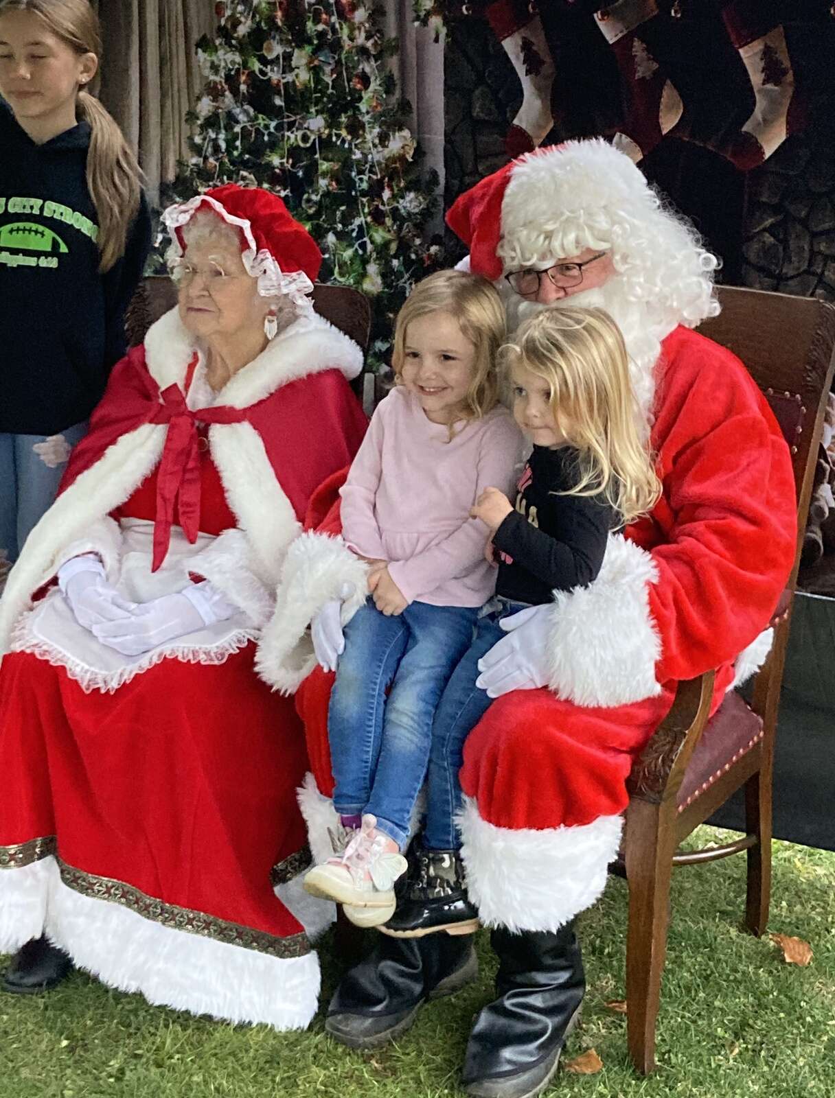 Children visit Santa at East Brady’s We Believe Light-Up Night