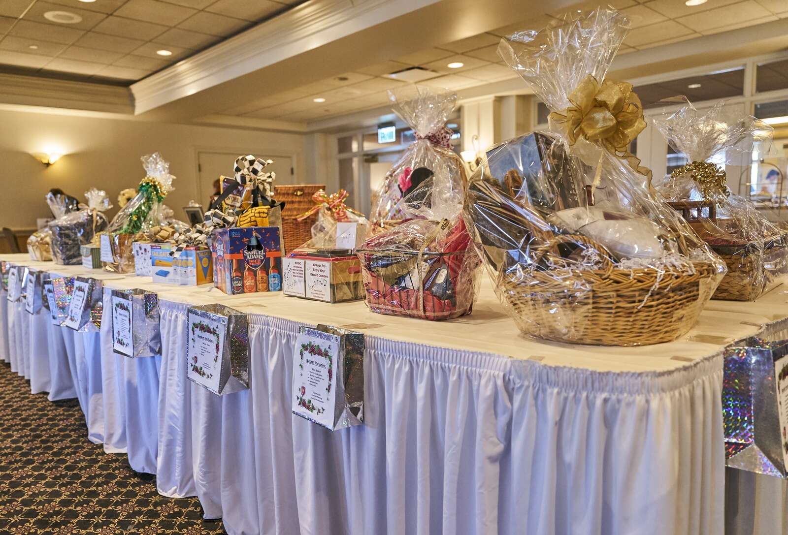 Line of prizes up for grabs at the Signature Sensations fundraiser