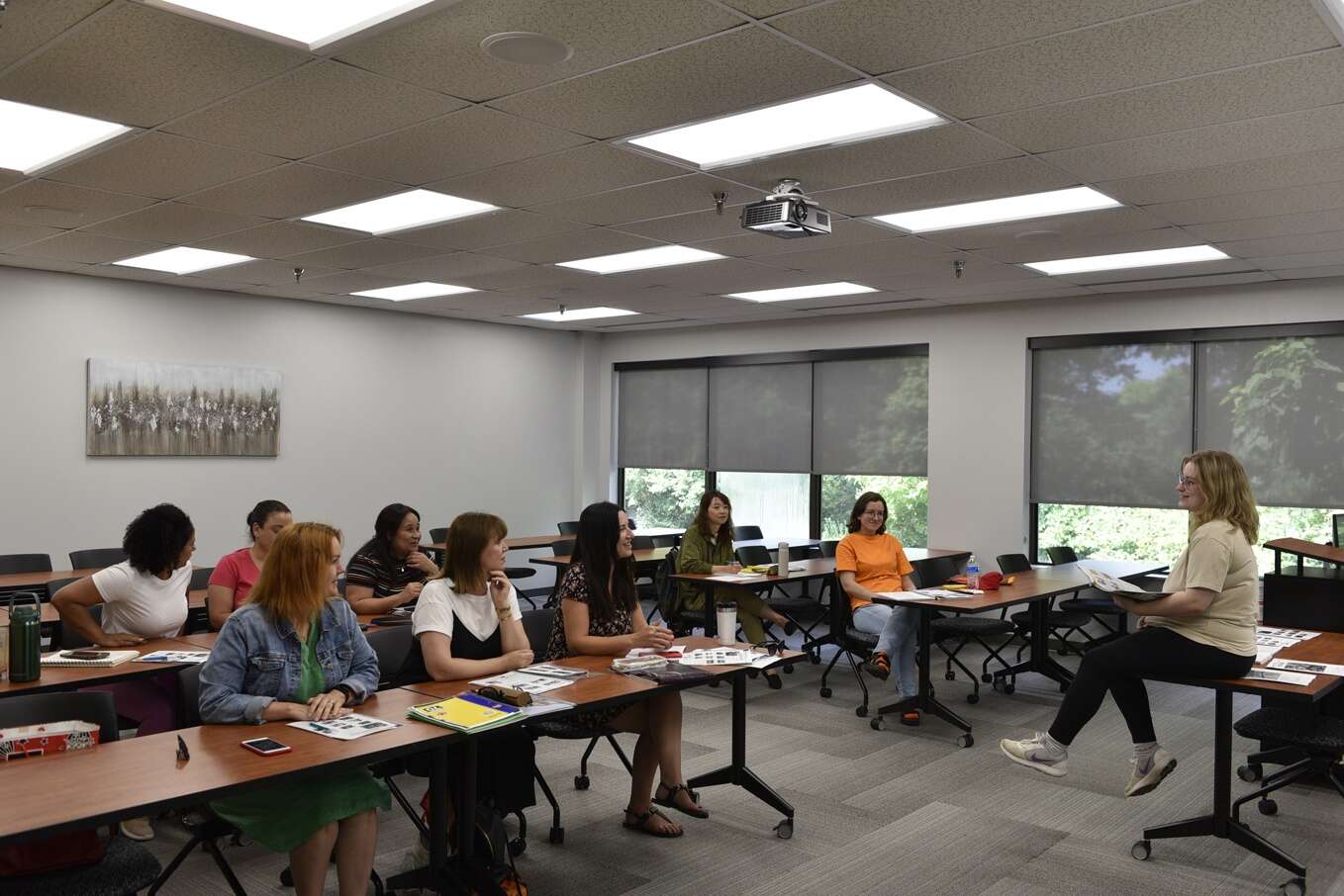 English as a second language course classroom at Butler County Community College