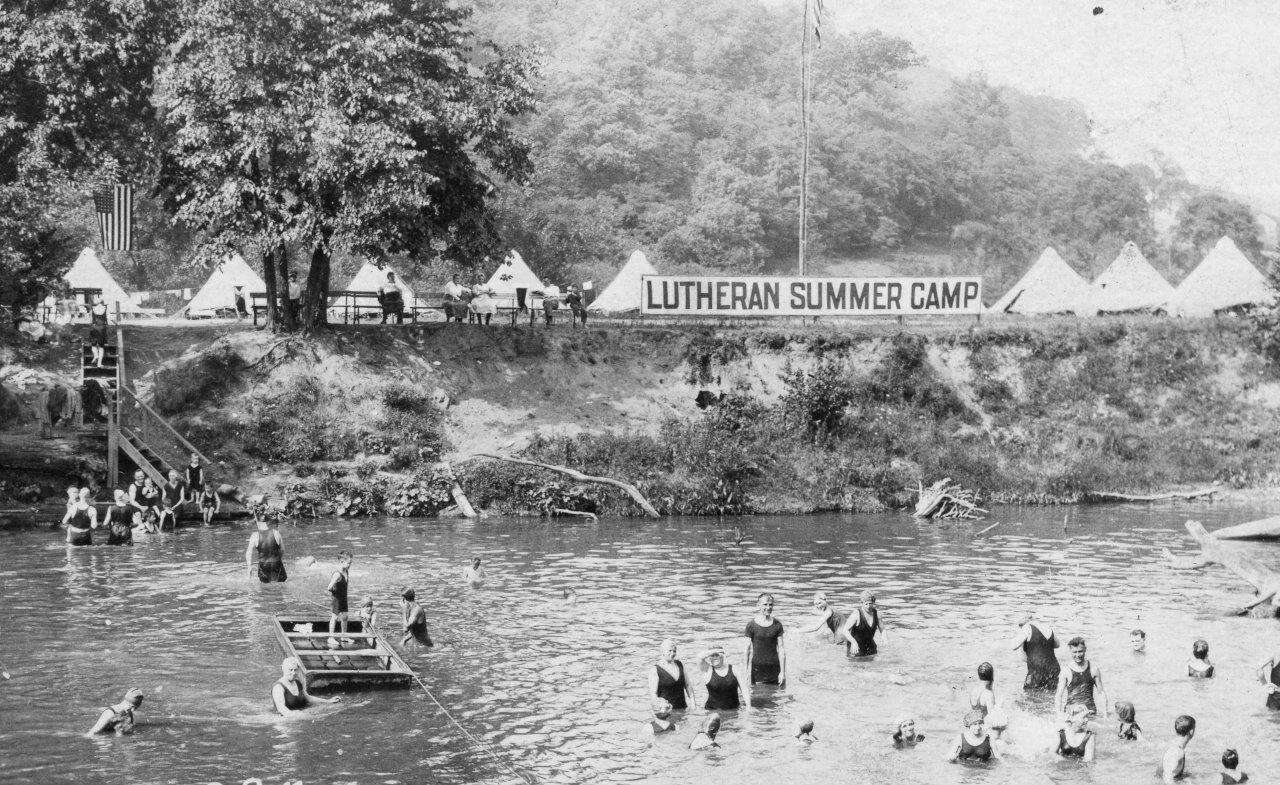 The first Lutheran Camp in the United States