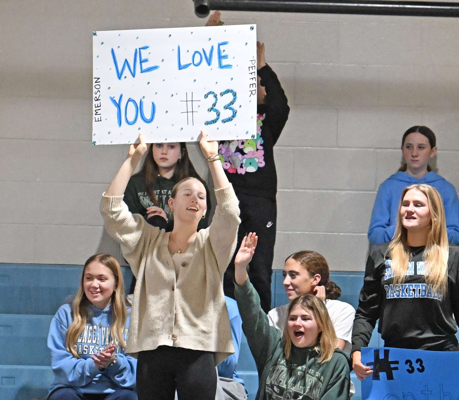 Seneca Valley student section cheers