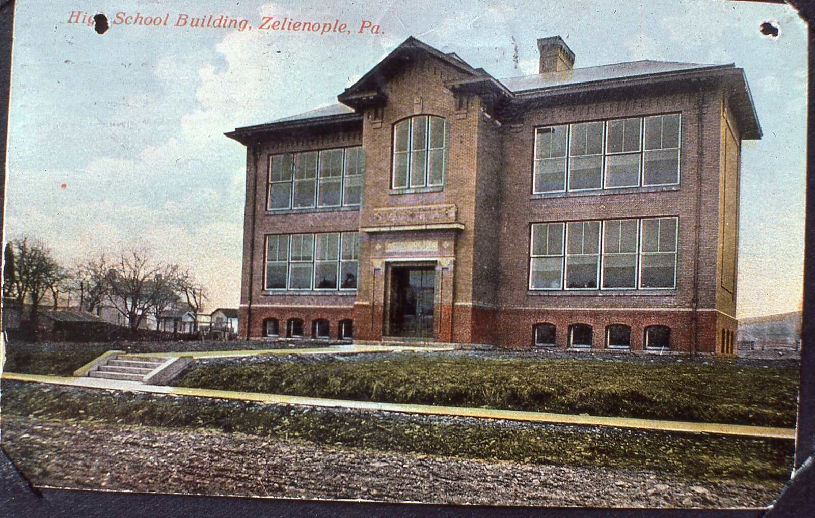 Zelienople High School in 1909