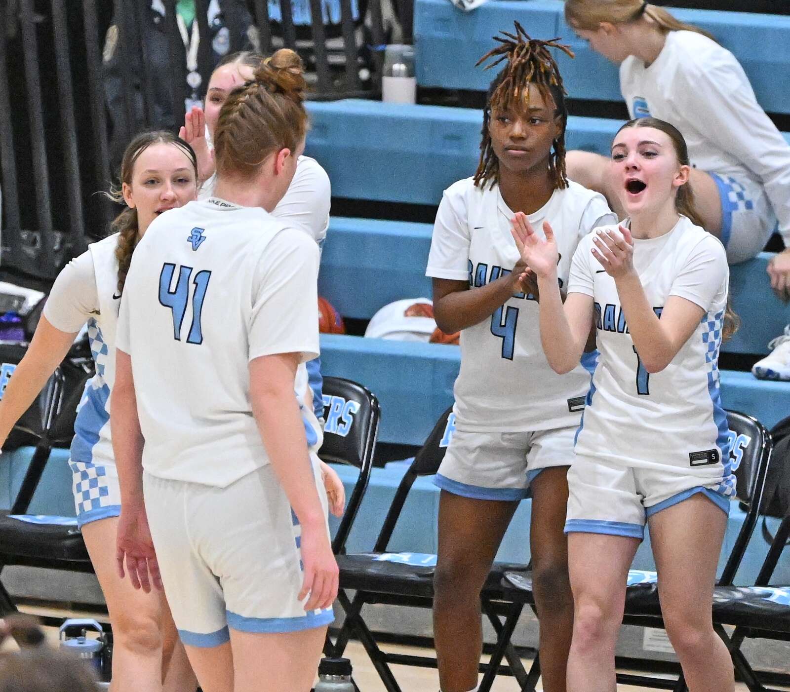 Seneca Valley bench goes crazy